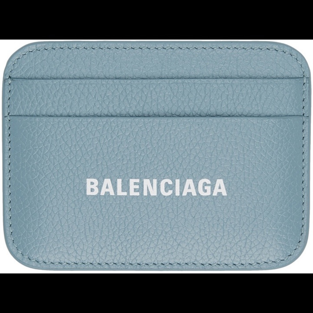 Balenciaga Blue Cash Card Holder - Picture 2 of 6